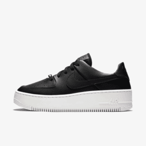 Nike Air Force 1 Sage Low Black White women shoes