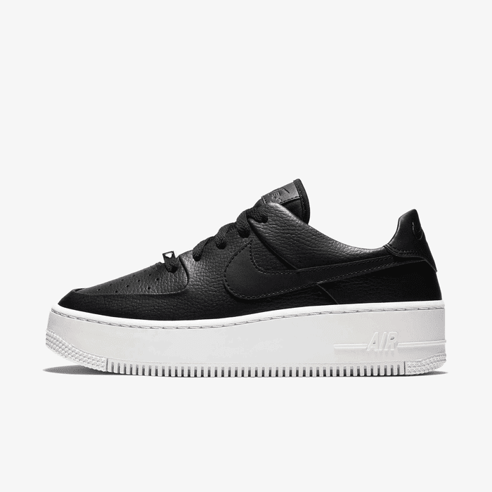 Nike Air Force 1 Sage Low Black White women shoes
