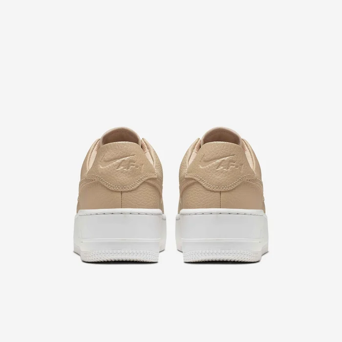 Nike Air Force 1 Sage Low Particle Beige Women’s Platform Sneakers