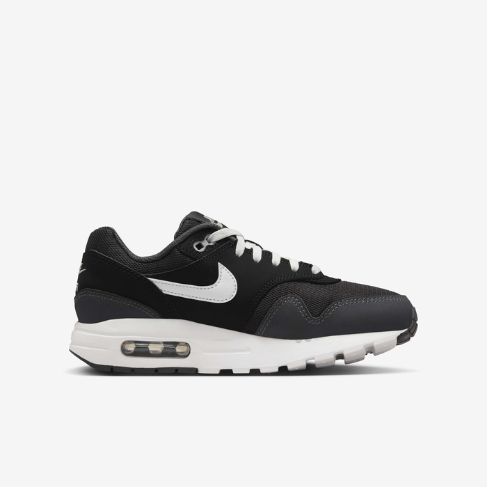 Nike Air Max 1 Black Anthracite Metallic Silver Sneakers