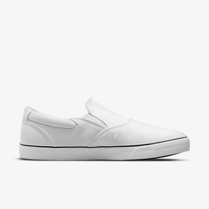 Nike SB Chron 2 Slip Skate Shoes – White