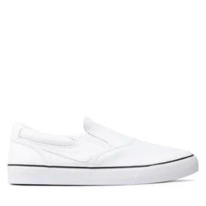 Nike SB Chron 2 Slip Skate Shoes – White
