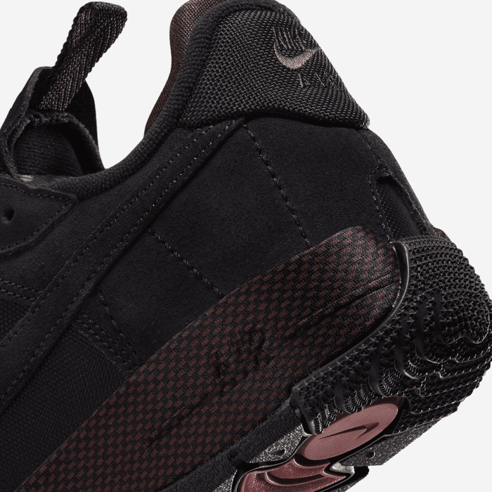 Nike Air Force 1 Wild Black Velvet Brown Women’s Shoes – FB2348-001