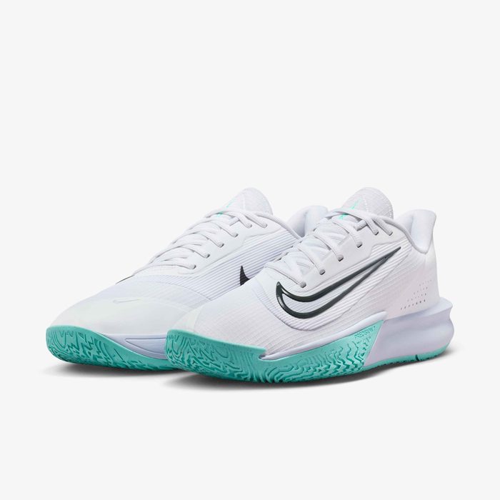 Nike Precision 7 White Turquoise basketball shoes