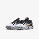 Kobe 9 Black White Metallic Gold basketball shoes