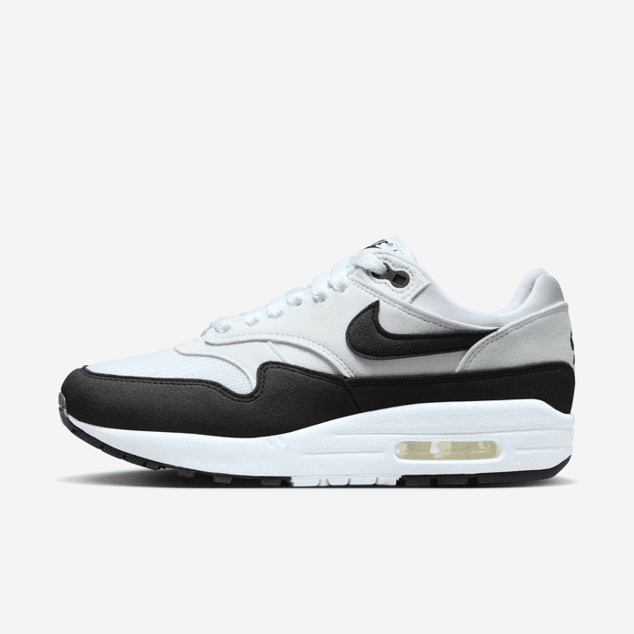 Nike Air Max 1 White Summit White Black women shoes
