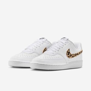 Nike Court Vision side view leopard swoosh
