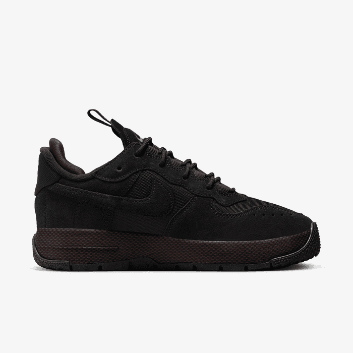 Nike Air Force 1 Wild Black Velvet Brown Women’s Shoes – FB2348-001