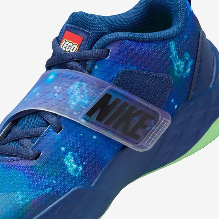 Nike Hustle D 12 x LEGO® Blue Multi Kids Basketball Shoes – IO4648-400