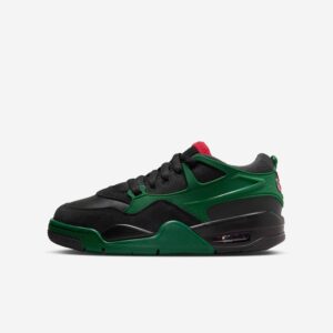 Air Jordan 4 RM Black Gorge Green kids shoes