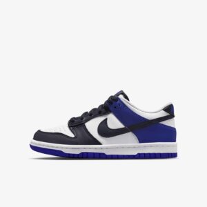 Nike Dunk Low White Deep Night kids shoes