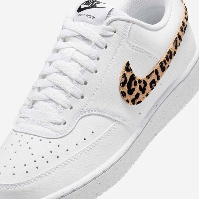 Nike Court Vision Low SE White Leopard Women’s Shoes – IM7646-100