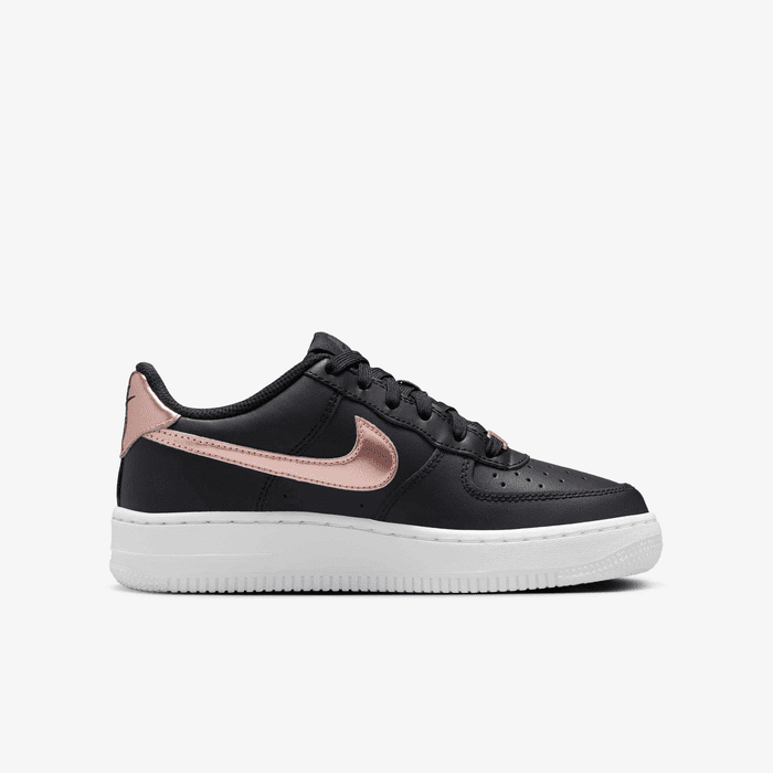 Nike Air Force 1 SE Black Rose Gold Kids’ Shoes – HF5482-001