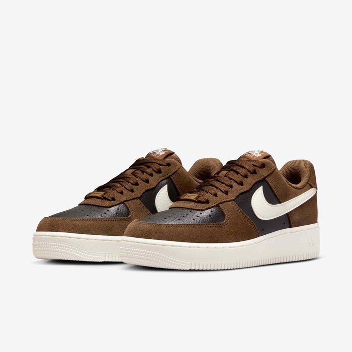 Nike AF1 side view suede leather