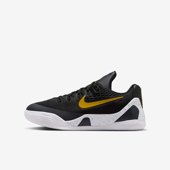 Kobe 9 Black White University Gold