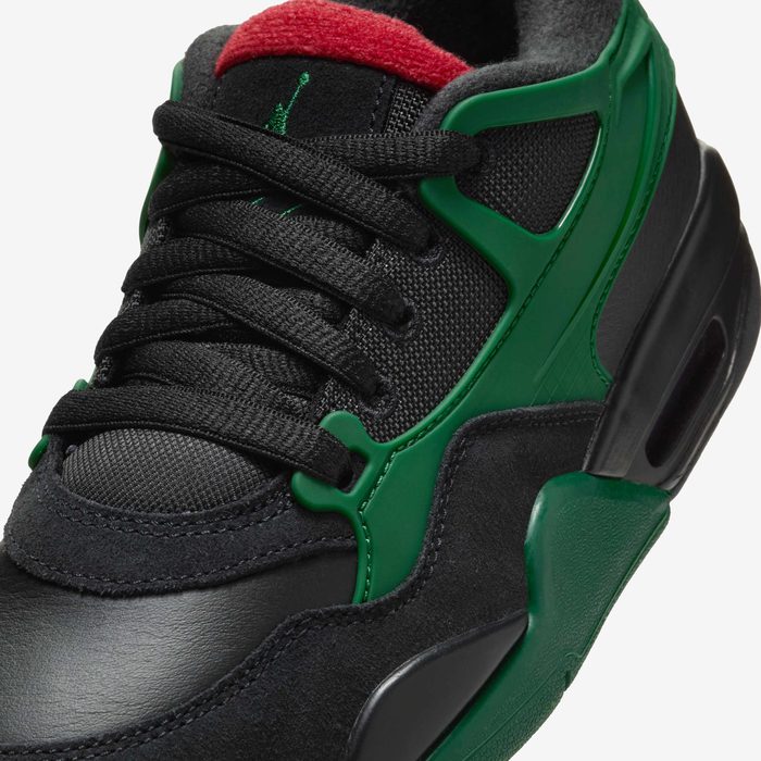 Air Jordan 4 RM Black Gorge Green Older Kids’ Shoes – FQ7938-003