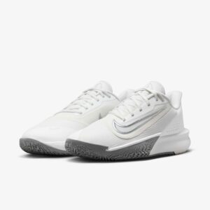 Nike Precision 7 White Grey basketball shoes