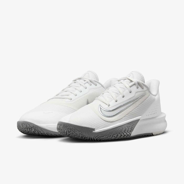 Nike Precision 7 White Grey basketball shoes