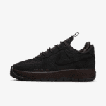 Nike Air Force 1 Wild Black Velvet Brown women shoes