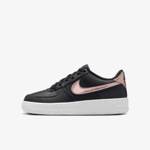 Nike Air Force 1 SE Black Rose Gold kids shoes