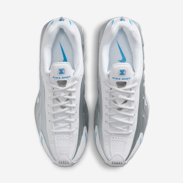 Nike Shox R4 White Blue Hero Women’s Shoes – AR3565-105