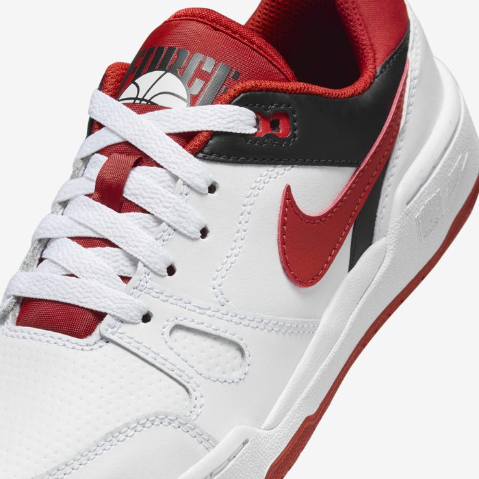 Nike Full Force Low White Orange Kids’ Shoes – FV5929-100