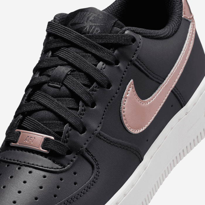 Nike Air Force 1 SE Black Rose Gold Kids’ Shoes – HF5482-001