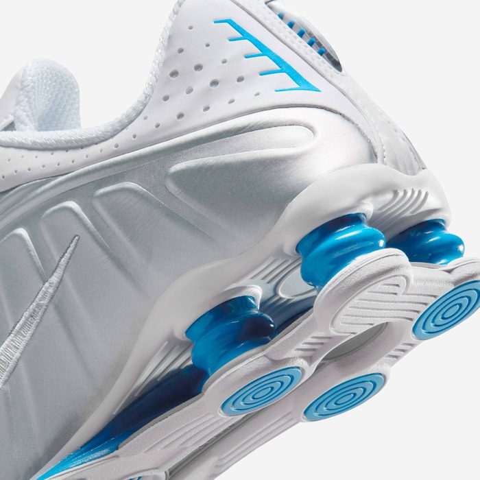 Nike Shox R4 White Blue Hero Women’s Shoes – AR3565-105