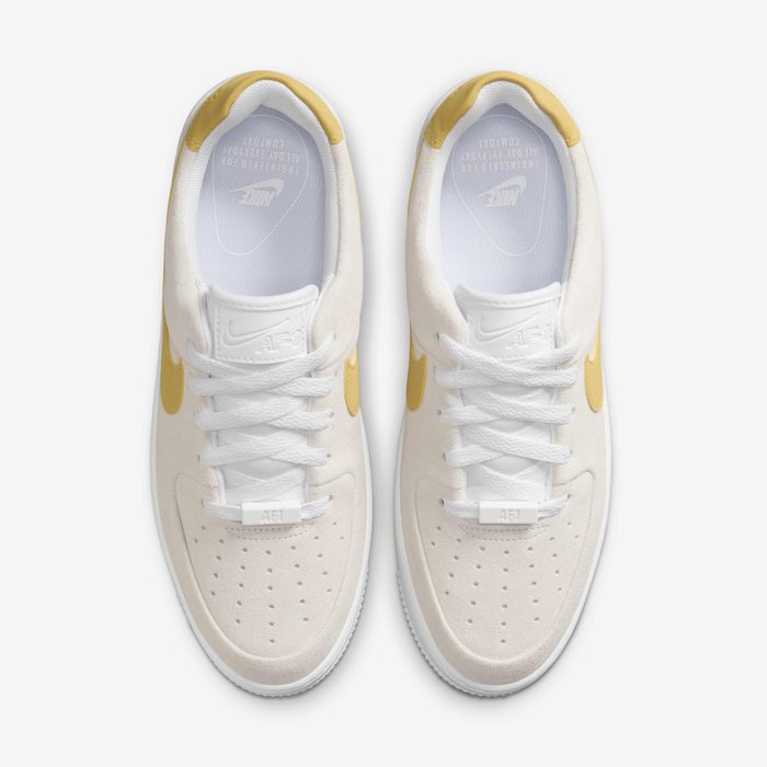 Nike Air Force 1 Sage Low White Infinite Gold Women’s Shoes – AR5339-102