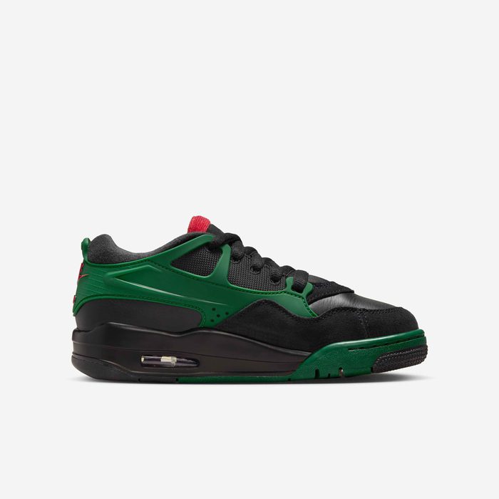 Air Jordan 4 RM Black Gorge Green Older Kids’ Shoes – FQ7938-003